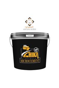 ملات خاکستری دکوراتیو نما ساختمان ژیکاوا مدل میکروسمنت وزن 4 کیلوگرم