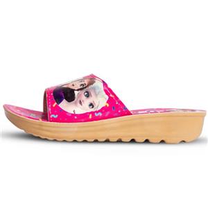 دمپایی دخترانه مدل السا کد SRK رنگ سرخابی