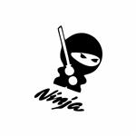 برچسب بدنه موتور سیکلت والتت طرح Ninja کد 4