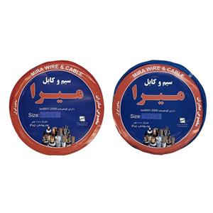سیم برق افشان 1 در 1.5 و 1 در 2.5 میرا مدل 2.5R - 1.5B بسته دو عددی