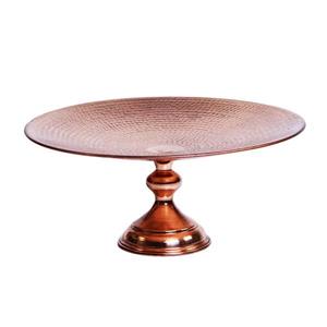 شیرینی خوری مسی مدل گرد کد ZH130 -