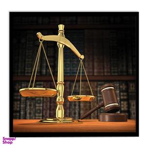 تابلو بکلیت طرح ترازو عدالت مدل B-S1292