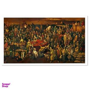 تابلو بکلیت طرح مشاهیر و شخصیت های مهم جهان مدل W-12998