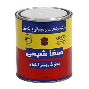 رنگ روغنی سفید براق صفا شیمی  مدل800 وزن 1 کیلوگرم