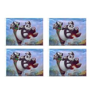 دستمال کاغذی جیبی 10 برگ مدل پاندا بسته 4 عددی