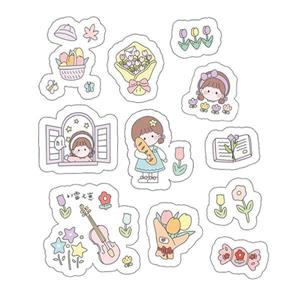 برچسب مدل اسکرپ بوک طرح cute مجموعه 11 عددی -
