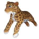 عروسک طرح پلنگ مدل Laying Leopard کد SZT4/159 طول 64 سانتی‌متر