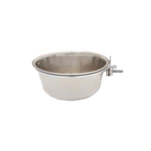 ظرف غذای پرندگان مدل استیل گیره دار کد 8500