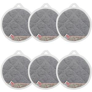 دستگیره منسوجات خسروشاهی برتر مدل  گرد کد DGM182 بسته 6 عددی