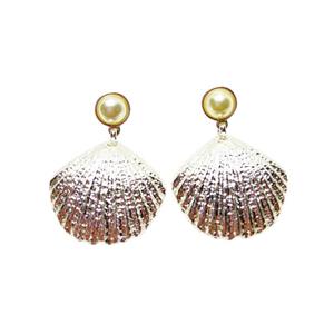 گوشواره زنانه اکسسورایز مدل صدف مروارید