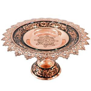 شیرینی خوری مسی مدل الماس تراش لب قلم کد 2f4half12p25 -