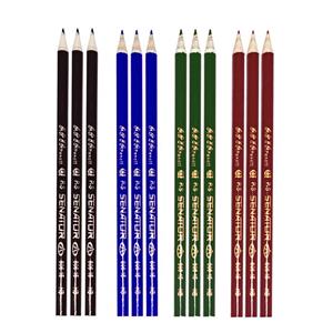 مداد مشکی مدل  سناتور بسته  12 عددی