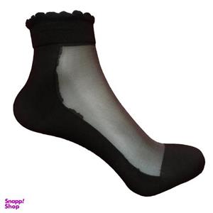 جوراب زنانه نگین مدل شیشه ای کفه دار بسته 6 عددی