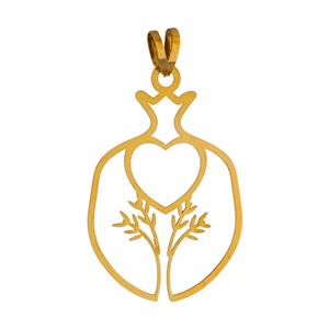 آویز گردنبند طلا 18 عیار زنانه مایا ماهک مدل MM1674 Maya Maahak MM1674 Gold Pendant Plaque For Women