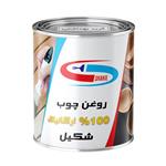 روغن چوب گیاهی بی رنگ شکیل مدل FSG-CL حجم 1 لیتر