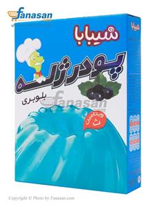 پودر ژله بلوبری ویتامین ث 100 گرمی شیبابا Shibaba Blueberry Jelly Powder 100gr 