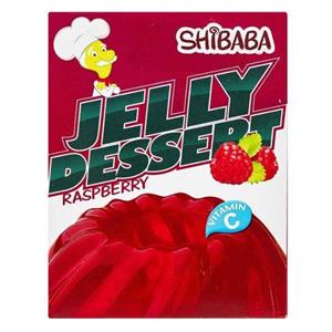 پودر ژله تمشک شیبابا مقدار 100 گرم Shibaba Raspberry Jelly Powder 100gr 