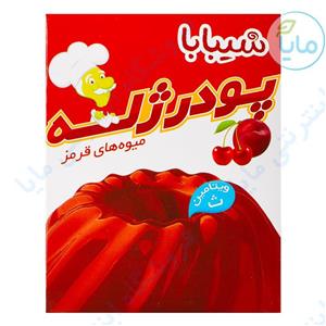 پودر ژله میوه های قرمز شیبابا مقدار 100 گرم Shibaba Red Fruits Jelly Powder 100gr