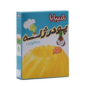 پودر ژله پیناکولادا شیبابا مقدار 100 گرم