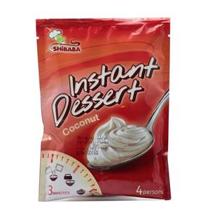 پودر دسر فوری نارگیل شیبابا مقدار ۱۱۰ گرم