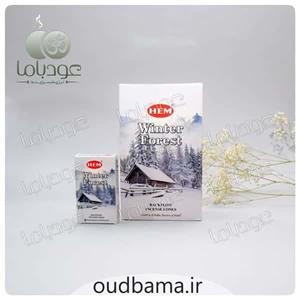 عود هم مدل آبشاری طرح جنگل زمستانی