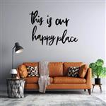 دیوارکوب ماهوت طرح this is our happy place