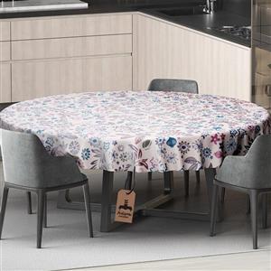 رومیزی شمسه نگار مدل گرد عاشقانه کد RDB129
