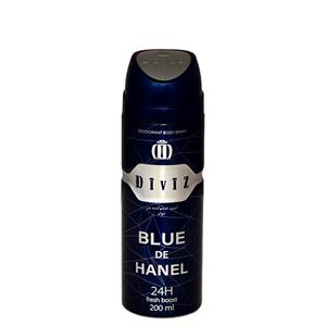 اسپری دئودورانت مردانه دیوایز مدل بلو شانل حجم 200 میلی لیتر
