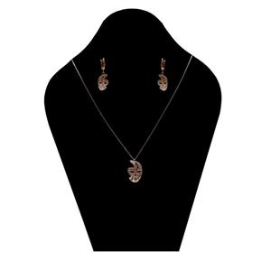 نیم ست طلا ۱۸ عیار زنانه الن نار مدل NAR040