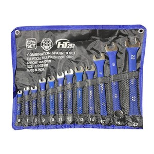 آچار یکسر تخت و یکسر رینگی اچ تی مدل AHT25200 مجموعه 12 عددی