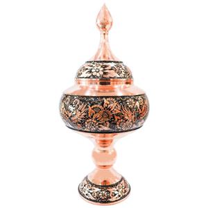 شکلات خوری مسی مدل الماس تراش نیمه کد 47p21half
