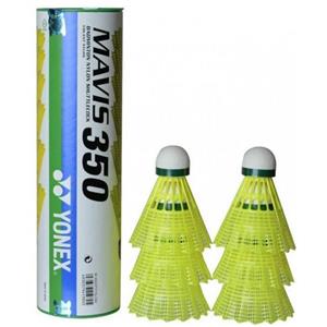 توپ بدمینتون مدل Mavis 350 بسته 6 عددی سایز 4