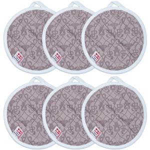 دستگیره منسوجات خسروشاهی برتر مدل  گرد کد DGM161 بسته 6 عددی