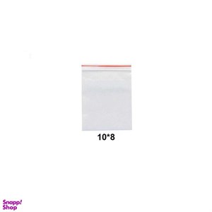 کیسه زیپ دار مدل دو زیپ کد 10x8 بسته 100 عددی