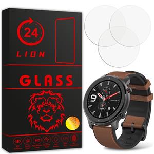 محافظ صفحه نمایش لاین مدل RB007 مناسب برای ساعت هوشمند شیائومی Smart Watch Amazfit GTR 47mm بسته سه عددی LION RB007 Screen Protector For Xiaomi Smart Watch Amazfit GTR 47mm Pack Of 3