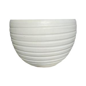 گلدان سفالی مدل راه راه توپی کد s2300