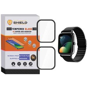 محافظ صفحه نمایش نانو التیمیت شیلد مدل NUL مناسب برای ساعت هوشمند هایلو RS4 بسته دو عددی Ultimate Shield Nano Screen Protector For Haylou Pack of 2 