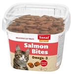 تشویقی گربه سانال مدل Salmon Bites وزن 75 گرم