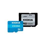 کارت حافظه microSDHC کیوکسیا مدل EXCERIA ظرفیت 16 گیگابایت به همراه آداپتور SD