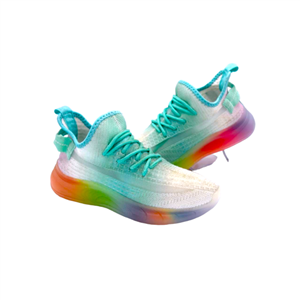 کفش زنانه جورابی زیره ژله ای Women's Sports Shoes Rainbow Jelly Soles Sneakers Breathable Shoes