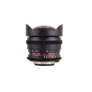 لنز دوربین فیلم برداری سامیانگ مدل 8mm T3.8 Fish-eye Cine For Canon Samyang 8mm T3.8 Fish-eye Cine For Canon