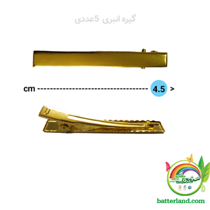 گیره انبری طلایی 4.5 سانت