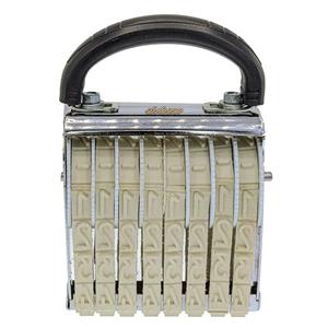 دستگاه مهر 18 میل 8 رقم طرح شاینی