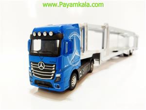 ماکت تریلی بنز آکتروس خودروبر (ACTROS-JG2603) آبی