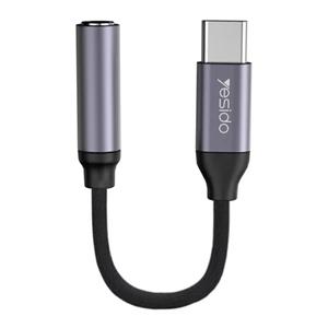 تبدیل Yesido YAU19 Type-C to AUX 12cm
