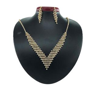 نیم ست زنانه تیتانیوم طرح جواهر کد w-se-06