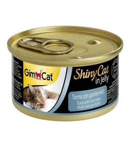 کنسرو گربه بالغ شاینی جیم کت با طعم ماهی تن و میگو 