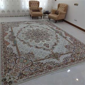 روفرشی 6 متری- مخمل زرکدار- وکیل بافت(زرین) یزد- طرح نیلوفر- کد 005- رنگ کرم- زیر انداز- زیرانداز- زیرسفره‌‌ای