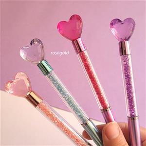 خودکار قلبی کریستالی پیچی جوهر آبی