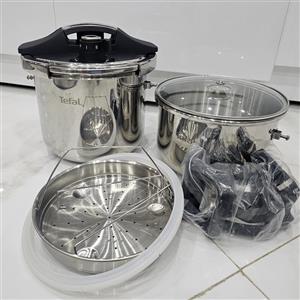 زود پز دو قلوی 7لیتری تفال اصل فرانسه